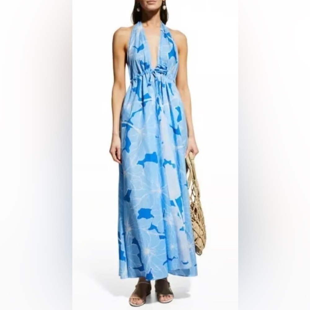 NEW MILLY Cabana Dominique Waterlily Maxi Dress/Cover Up M/L